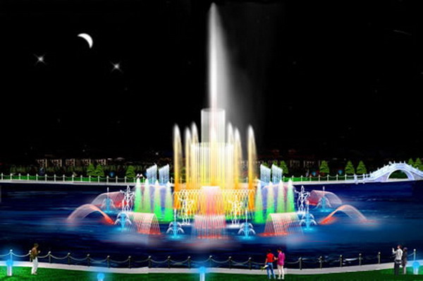威海人民广场喷泉制作工程  昆明佳萌景观工程有限公司